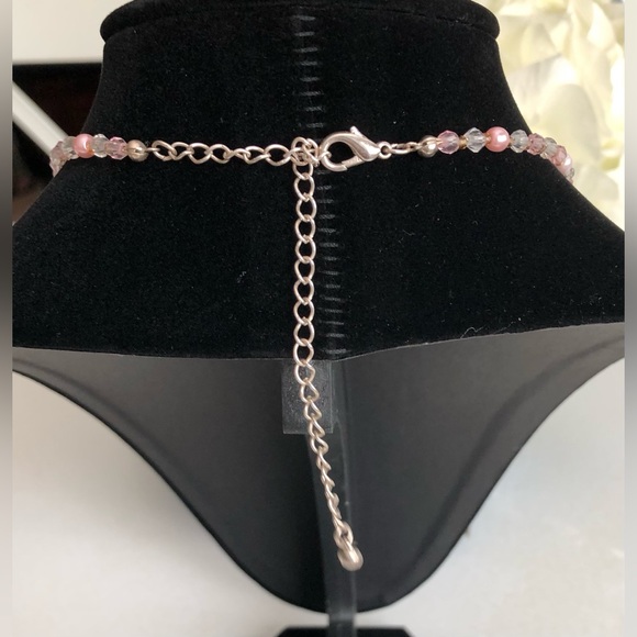 Cluster Bead Necklace and Pierced Earrings - Picture 4 of 8